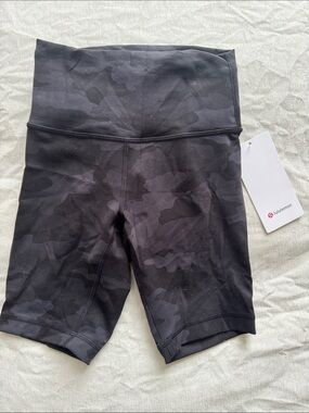lululemon athletica wunder train HR short 8” Black Camo